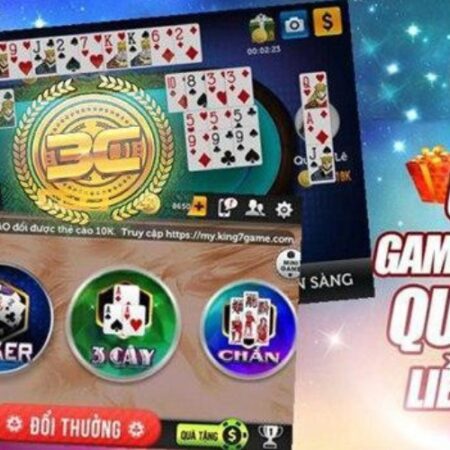 Game danh bai 3c – Sản phẩm game bài trực tuyến uy tín chất lượng cao