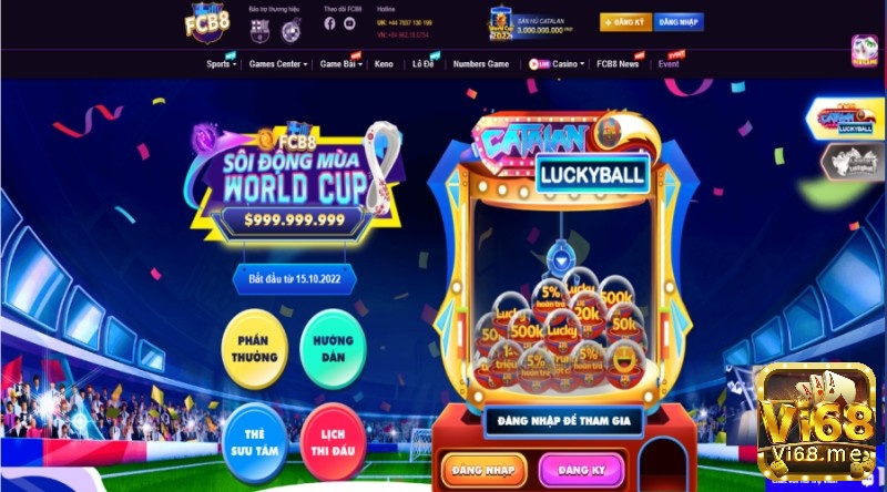 Event khuyến mãi thường xuyên tại cổng game đoi thuong FCB8