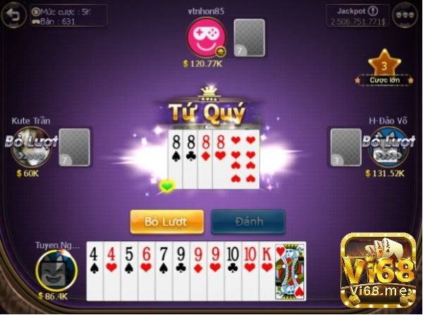 Mậu binh là game bai nhat nhi ba phức tạp nhất