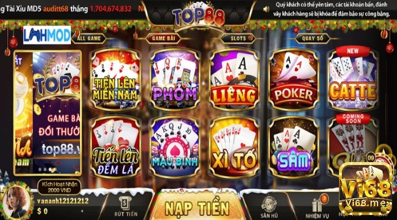 Game đánh bài đổi tiền thật Top88