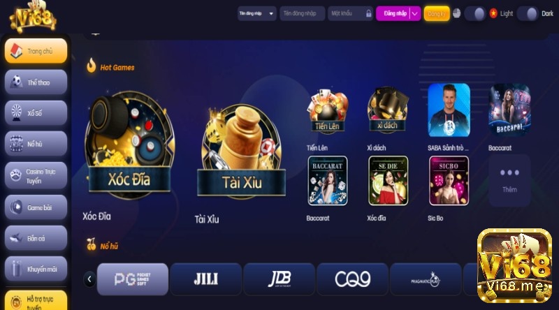 Tổng hợp các game baionline tại nhà Vi68