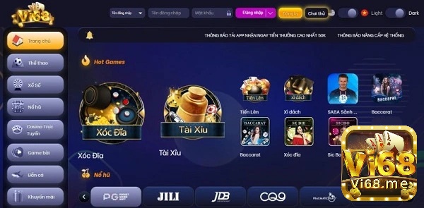 Tai game bai doi thuong moi nhat tại Vi68