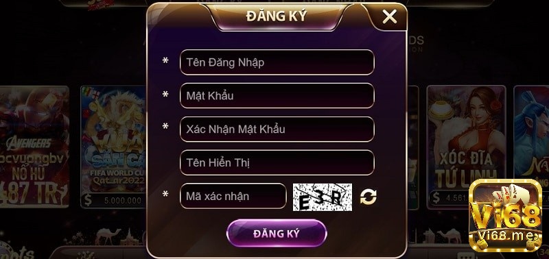 Hướng dẫn các bước đăng ký game bài đổi thưởng