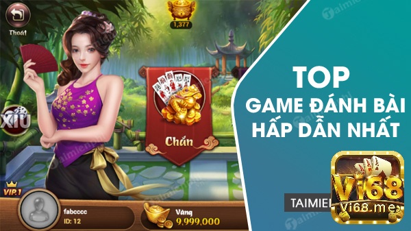 Top game danh bai online 2016 thu hút nhất