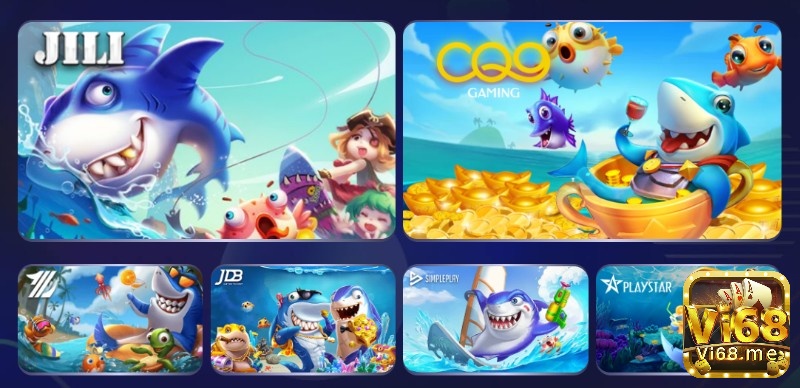 Các Game bắn cá trên VI68 được đánh giá là có hiệu ứng đẹp, đa dạng