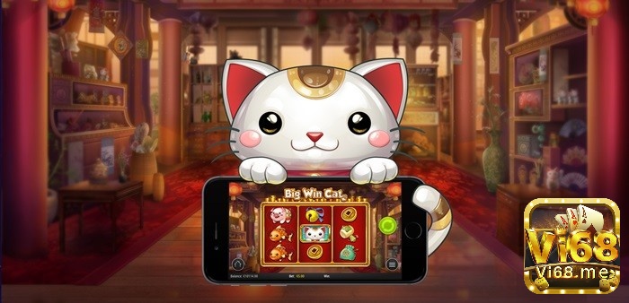 Chú mèo thần tài là biểu trưng của game Big Win Cat