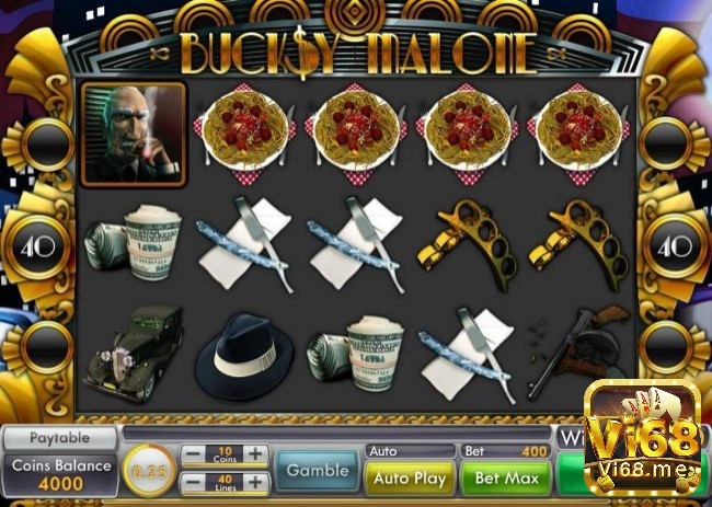 Giao diện trong game luôn có mặt của Bucksy Malone