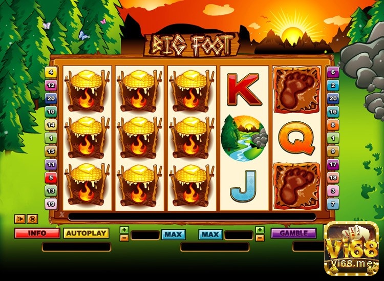 Slot Big Foot được phát hành bởi NextGen Gaming