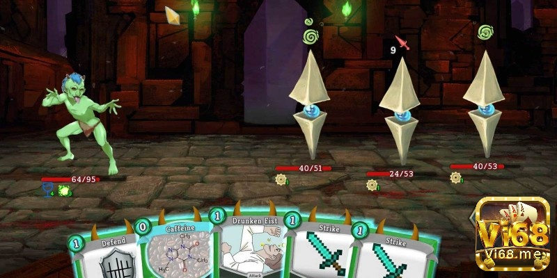 Người chơi sẽ sử dụng các thẻ bài trong Slay the Spire để chiến đấu