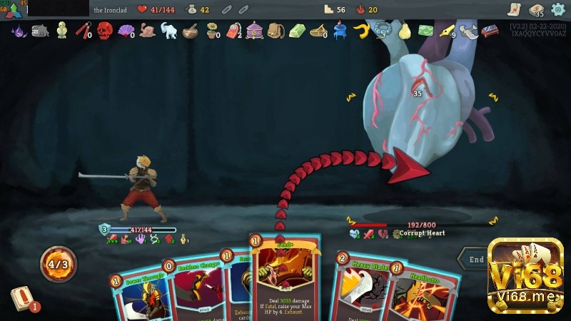 Các trận chiến trong Slay the Spire khá căng thẳng