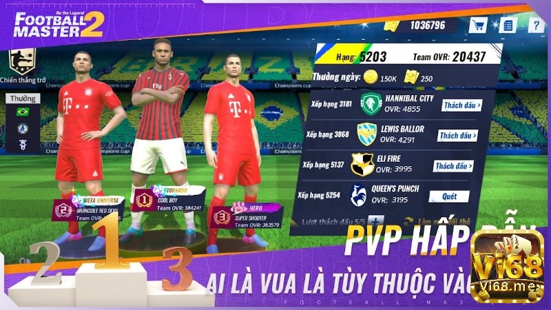 Football Master 2 là game bóng đá được giới trẻ Việt ưa chuộng