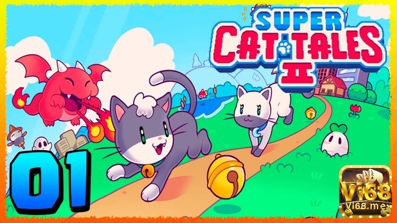 Game đi cảnh trên điện thoại: Super Cat Tales 2