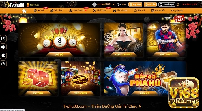 Nhà cái baccarat uy tín chuyên nghiệp hàng đầu Typhu88