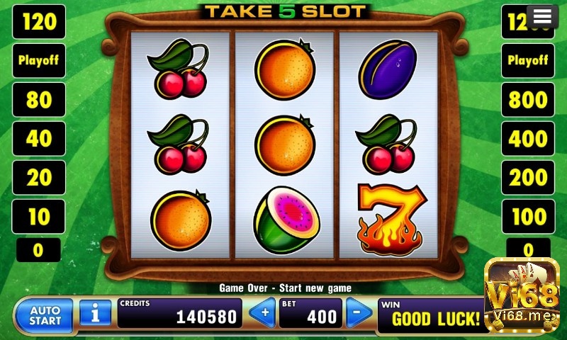 Các biểu tượng đa dạng và thú vị trong slot take 5