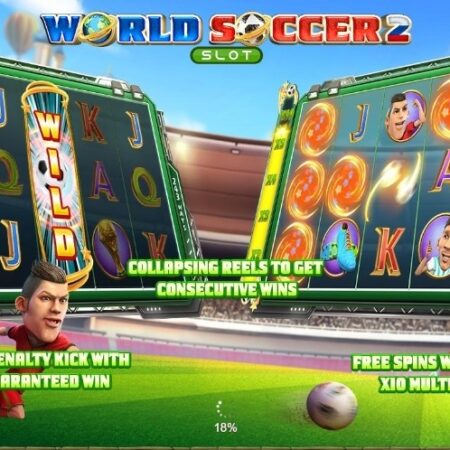 Game Slot World Soccer 2 về bóng đá hấp dẫn RTP 95,23%