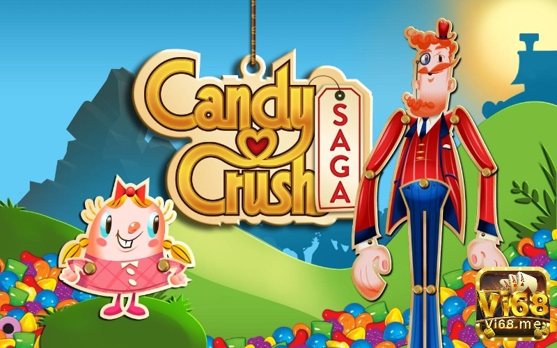 Cùng Candy crush saga chinh phục thử thách ngọt ngào với những viên kẹo màu sắc